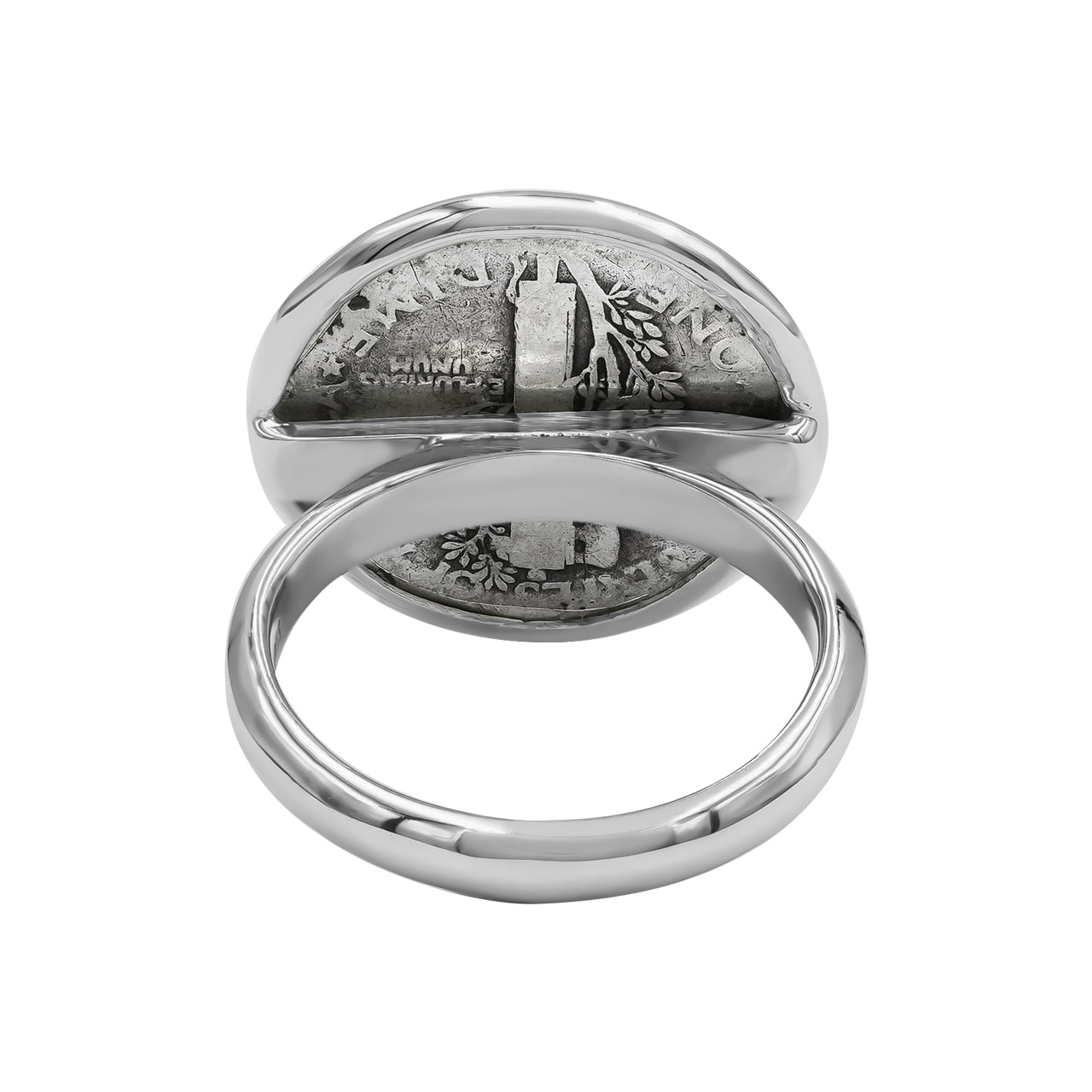 Starborn Mercury Dime Ring in Sterling Silver