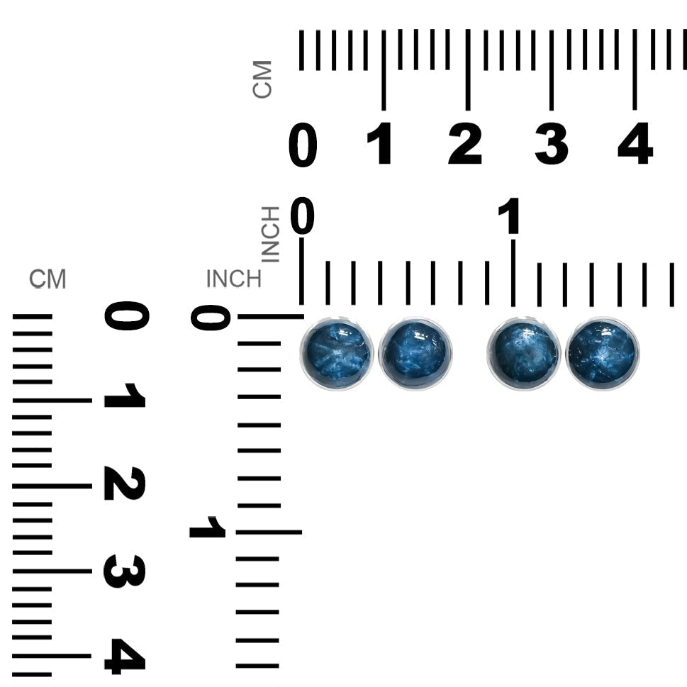 Starborn Star Sapphire Post Style Earring in Sterling Silver