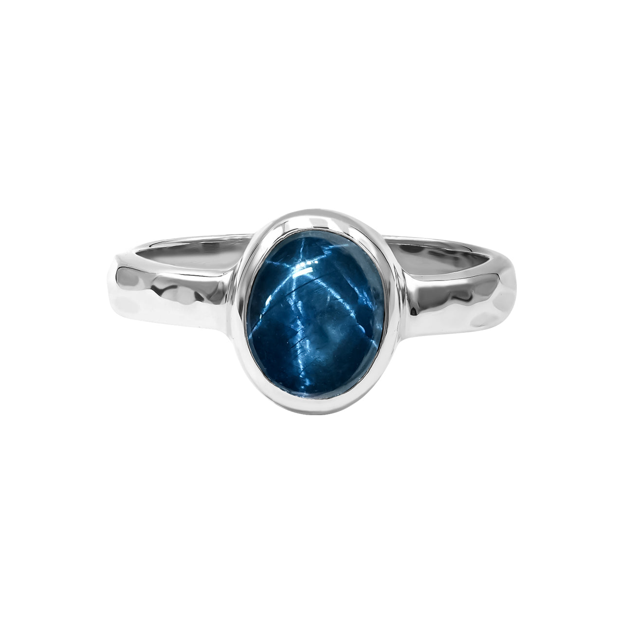 Starborn Star Sapphire Ring in Fine Sterling Silver